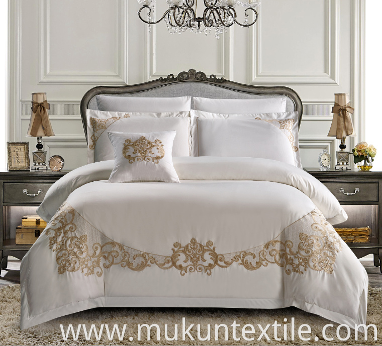  Cotton Embroidery Bedding Set